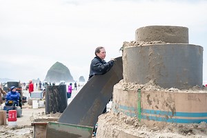At Cannon Beach’s 60th sandcastle contest, sand sculptors find community and share talents