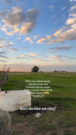 7K views | POV: Your family watches your City Husband ride a horse for the very first time 樂 (IG: @madalynnewellking) #horseriding #reels #funny | Weirdly Interesting | Facebook