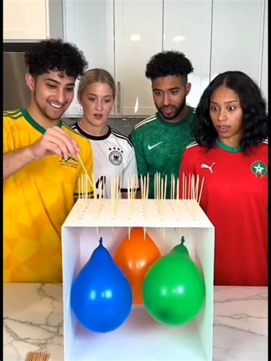 Balloon Challenge: 100 Sticks vs 3 Balloons#Mrbeast