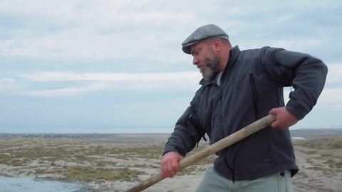 Baking Fish in Clay from a Mud Volcano