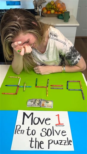 3.2K views · 8 comments | Move one pen to solve the puzzle Made by Aloha Ocean | My Puzzling Life | Facebook