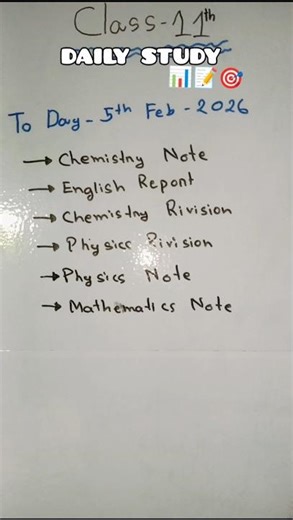 Daily Study Vlog 📚 | Class 11 Student Life | Consistent Study Motivation 💪 #study