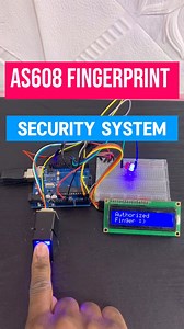 8K views · 39 reactions | Controlling Devices with AS608 Fingerprint Scanner using Arduino & LCD Display #arduino #engineering #electronics #LCD | Upload Ideas with Itamar | Facebook