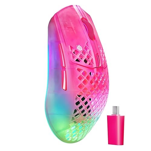 SteelSeries Aerox 3 Wireless Gen 2 - Super-Light 68g Gaming Mouse, 4K Polling, 26K DPI Optical Sensor, 200 Hou