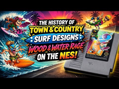 The History Of Town & Country Surf Designs: Wood & Water Rage On The NES! 