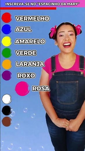 🌈 Aprenda Brincando: 10 Nomes de Cores com Tia Mary! 🎨✨