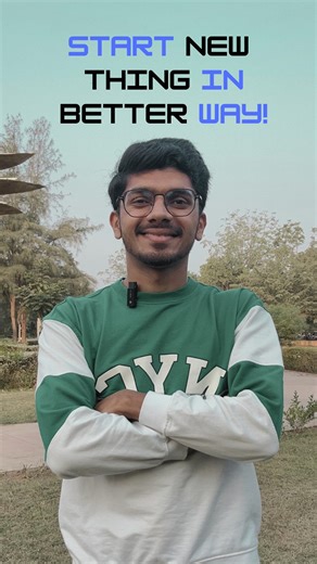 Vatsal on Instagram: "Start new thing in better way ✨ Follow and check out- @vatstalks for more #growth #change #startnew #digitalcontent #better"