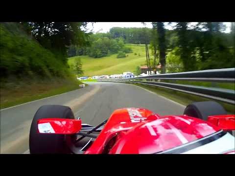 Onboard with David Hauser (Dallara GP2) - Course de côte de St. Ursanne - Les Rangiers 2013