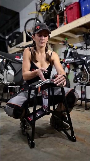 The F.F.S. - THE Premium Folding Motocross Dirt Bike Stand - By Risk Racing #dirtbike #motocross