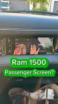 The 2026 #Ram 1500 has this interesting 10.25-inch passenger screen #ram1500