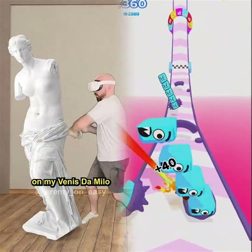 People trying VR for the first time