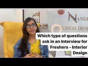 Interview Questions ! Interior Design ! Freshers ! Nandini Nikam