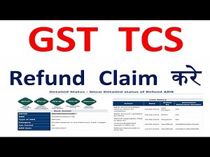 tds gst return filing online | TDS & TCS Claim on GST Portal |How to Transfer GST Tax Credit to BanK