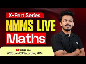 🔴 NMMS Mathematics 2026 | X-pert Series Live Class | Class 8 NMMS Mathematics Important Questions