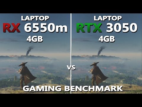 LAPTOP RTX 3050 vs RX 6550M Gaming Benchmark Test | Tested in 10 Games | How Big is the Difference?