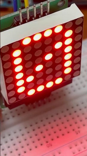 This Arduino Stopwatch Runs on LEDs #ArduinoProjects #DotMatrixDisplay #TimerTech