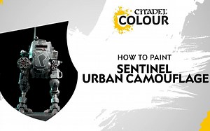 How to Paint Sentinel Urban Camouflage 战锤 40k IG 星界军 哨兵 烧饼 城市迷彩
