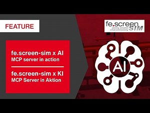 MCP server in action! | fe.screen-sim V5 meets AI