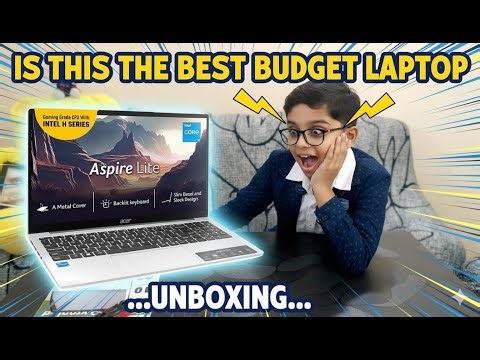 My Little One Unboxes the Best Budget Laptop of 2025! 💻Acer Aspire Lite i5 12th Gen ✨#acer#unboxing