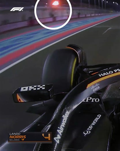 A closer look at the yellow flag infringement that cost Norris P2 and gave him a 10 second stop/go penalty 😬 | F1