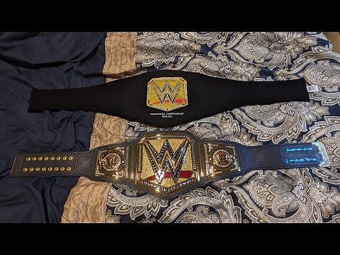 Undisputed WWE Universal Championship Replica Title Belt Unboxing