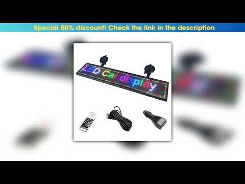 New Arrival 75cm Signage Screen Letrero LED Progammable Digital Message Moving Sign Board Pantalla•