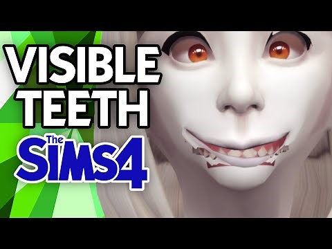 Visible Teeth With Closed Mouth (NO MODS) - The Sims 4 Tutorial