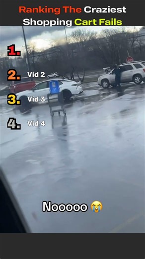 🛒😂 Ranking The Craziest Shopping Cart Fails!