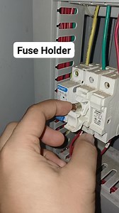 Fuse holder insert fuse #electrician #Control #power #technician #Switch #wiring #engineering #fblifestyle #diy #electrical | Electricians Guide