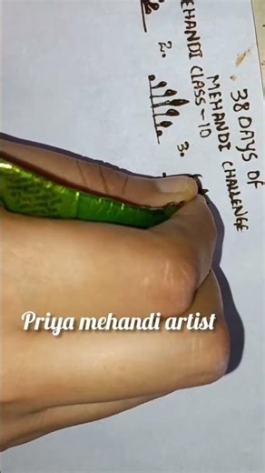 #Mehandi class-10 #Gulf mehandi technique for beginners