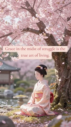 Grace in face of struggle. Read below⬇️