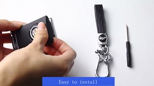 for Cadillac Key Fob Cover with Keychain, 5-Button Key Case for Escalade SRX CTS ATS XTS DTS STS 2008-2014 2015, Soft TPU, White