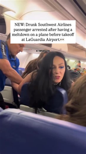 TENPAGESLATER on Instagram: "NEW: Drunk Southwest Airlines passenger arrested after having a meltdown on a plane before takeoff at LaGuardia Airport. 32-year-old passenger Leanna Perry was seen kicking and screaming on the ground after assaulting a woman on the plane. “Your boyfriend’s d**k is like two inches big. It’s embarrassing. I’m so sorry about your boyfriend,” she yelled. The woman was detained and taken to the hospital before being sent to the New York City Department of Corrections. Sh
