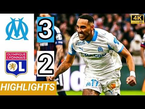 Olympique Marseille vs Olympique Lyonnais 3-2 All Goal & Highlights Ligue 1