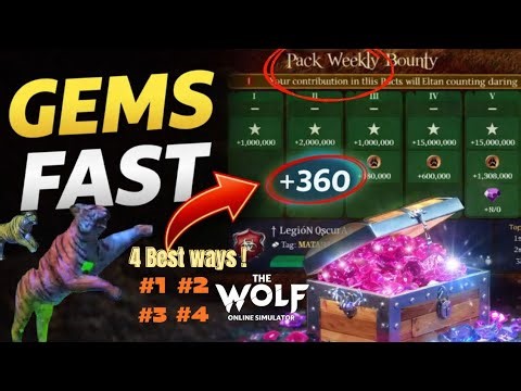 How to Earn Gems FAST in The Wolf Game (Legit & Free) | The Wolf