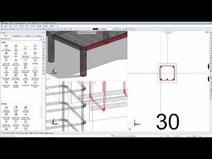 Reinforcement Allplan - Columns Slabs Beams Reinforcement - Lumion Render