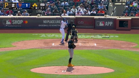 Brett Baty produce tres con triple 