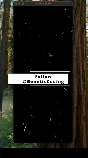 Space Warp Effect in Flutter | Starfield Animation