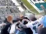 Philly Eagles fans brawl during first game back in stadium
