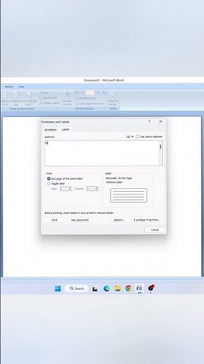 Multiple Labels kaise banaye | Ms word me Label kaise banaye