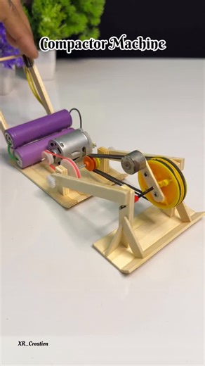 XR Creation on Instagram: "Soil Compactor machine with Dcmotor #youtubeshorts #diy #experiment #motor #soil #compactor #instagramreels #instagramvideo #reels"