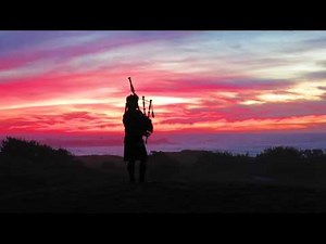 Bagpipes at Spanish Bay, Pebble Beach