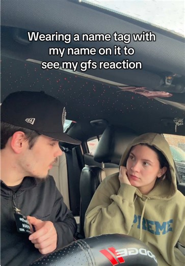 Harmless Prank: Girlfriend's Reaction to My Name Tag