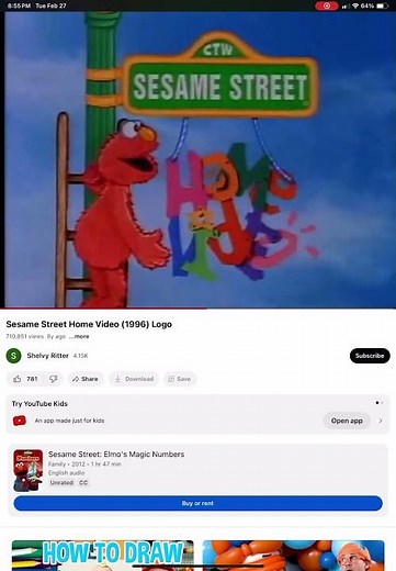 Sesame Street home video logo 2020 YouTube remake