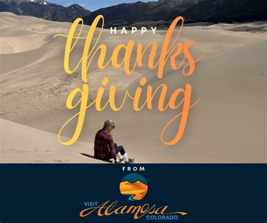 Happy Thanks Giving from the Visit Alamosa Team! | Visit Alamosa