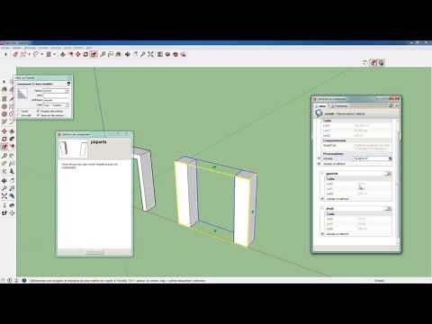 Sketchup - Comment créer des composants dynamique