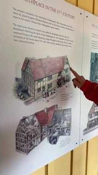 Exploring the birthplace of William Shakespeare in Stratford-upon-Avon.