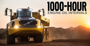 Volvo Construction Equipment Extends Oil Change Intervals to 1000 Hours