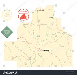 Large Detailed Map Bibb County Alabama Stock Vector (Royalty Free) 1312875581 | Shutterstock