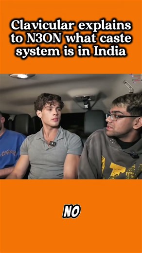 Clavicular explains to N3ON what caste system is in India 😘😀 #n3on #n3onclips #n3onmoments